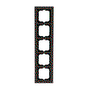 Abdeckrahmen 5-fach papierbraun - Busch-axcent® pur   