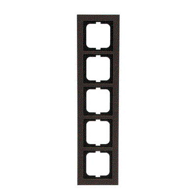 Abdeckrahmen 5-fach papierbraun - Busch-axcent® pur   