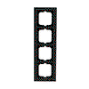 Abdeckrahmen 4-fach schiefergrau - Busch-axcent® pur   