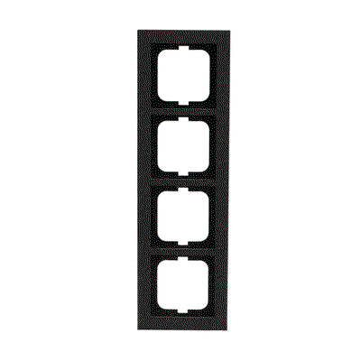 Abdeckrahmen 4-fach schiefergrau - Busch-axcent® pur   