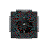 SCHUKO® Steckdosen-Einsatz anthrazit - Plattform 63   