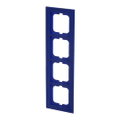 Abdeckrahmen 4-fach blau - Busch-axcent®