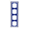 Abdeckrahmen 4-fach blau - Busch-axcent®   