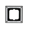 Abdeckrahmen 1-fach schwarz - Busch-axcent®   