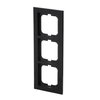 Abdeckrahmen 3-fach schwarz - Busch-axcent®   