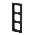 Abdeckrahmen 3-fach schwarz - Busch-axcent®