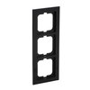 Abdeckrahmen 3-fach schwarz - Busch-axcent®   