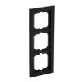 Abdeckrahmen 3-fach schwarz - Busch-axcent®