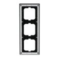 Abdeckrahmen 3-fach schwarz - Busch-axcent®