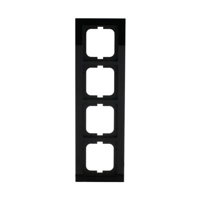Abdeckrahmen 4-fach schwarz - Busch-axcent®   