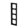 Abdeckrahmen 4-fach schwarz - Busch-axcent®   