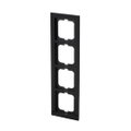 Abdeckrahmen 4-fach schwarz - Busch-axcent®