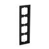 Abdeckrahmen 4-fach schwarz - Busch-axcent®   