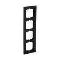 Abdeckrahmen 4-fach schwarz - Busch-axcent®