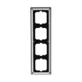 Abdeckrahmen 4-fach schwarz - Busch-axcent®
