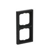 Abdeckrahmen 2-fach schwarz matt - future® linear - matt   