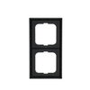 Abdeckrahmen 2-fach schwarz matt - future® linear - matt   