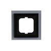 Abdeckrahmen 1-fach weißglas - carat®   