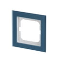 Abdeckrahmen 1-fach Glas Ozean - Busch-axcent® pur