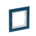 Abdeckrahmen 1-fach Glas Ozean - Busch-axcent® pur