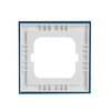 Abdeckrahmen 1-fach Glas Ozean - Busch-axcent® pur   