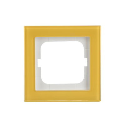 Abdeckrahmen 1-fach Glas Sonne - Busch-axcent® pur