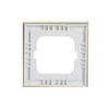 Abdeckrahmen 1-fach Glas Sonne - Busch-axcent® pur   