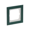 Abdeckrahmen 1-fach Glas Avocado - Busch-axcent® pur   