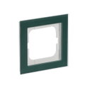 Abdeckrahmen 1-fach Glas Avocado - Busch-axcent® pur