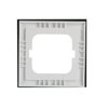 Abdeckrahmen 1-fach Glas Avocado - Busch-axcent® pur   