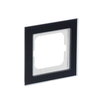Abdeckrahmen 1-fach Glas Purpur - Busch-axcent® pur   