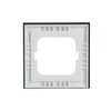 Abdeckrahmen 1-fach Glas Purpur - Busch-axcent® pur   