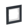 Abdeckrahmen 1-fach Glas Auster - Busch-axcent® pur   
