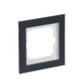 Abdeckrahmen 1-fach Glas Auster - Busch-axcent® pur