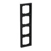 Abdeckrahmen 4-fach anthrazit - future® linear   