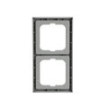 Abdeckrahmen 2-fach alusilber - future® linear