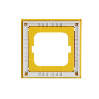 Abdeckrahmen 1-fach gelb - Busch-axcent®   