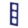 Abdeckrahmen 3-fach blau - Busch-axcent®   