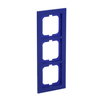 Abdeckrahmen 3-fach blau - Busch-axcent®   