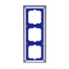 Abdeckrahmen 3-fach blau - Busch-axcent®   
