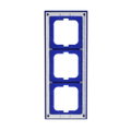 Abdeckrahmen 3-fach blau - Busch-axcent®