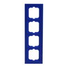 Abdeckrahmen 4-fach blau - Busch-axcent®   