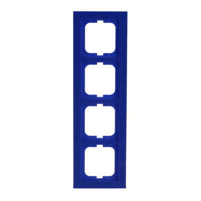 Abdeckrahmen 4-fach blau - Busch-axcent®