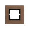 Abdeckrahmen 1-fach bronze - carat®   