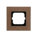 Abdeckrahmen 1-fach bronze - carat®