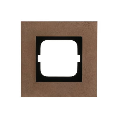 Abdeckrahmen 1-fach bronze - carat®   