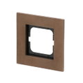Abdeckrahmen 1-fach bronze - carat®