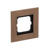 Abdeckrahmen 1-fach bronze - carat®   