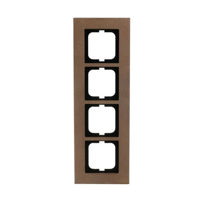 Abdeckrahmen 4-fach bronze - carat®   