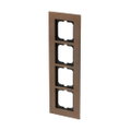 Abdeckrahmen 4-fach bronze - carat®   